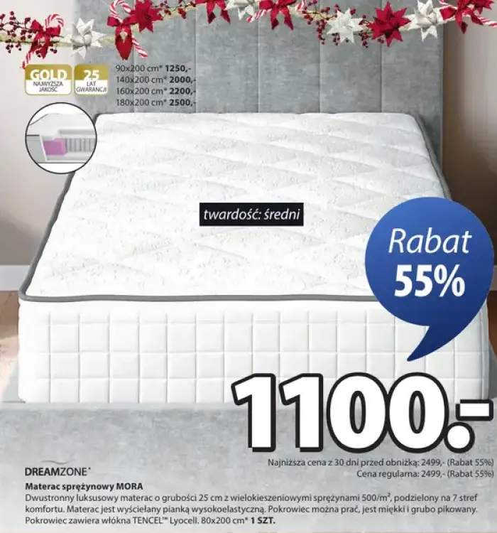 materac sprężynowy