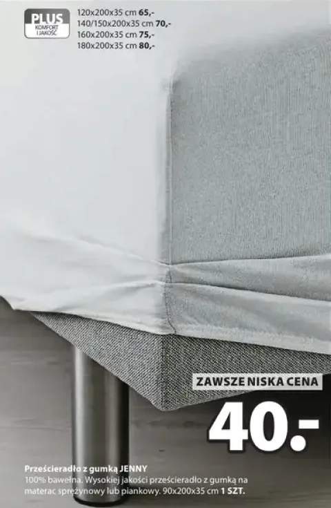 prześcieradło z gumką