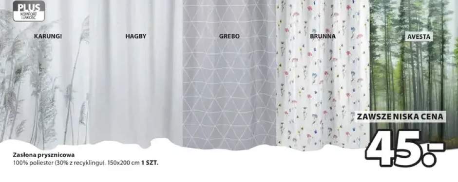 zasłona prysznicowa