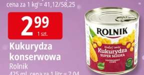 kukurydza konserwowa