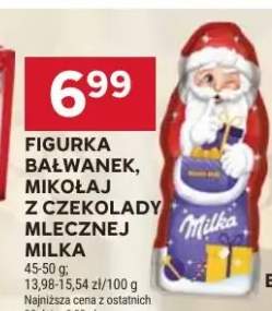 mikołaj z czekolady