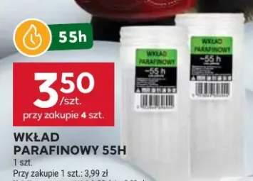 wkład parafinowy do znicza