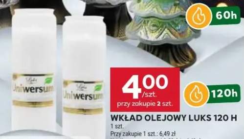 wkład olejowy do znicza