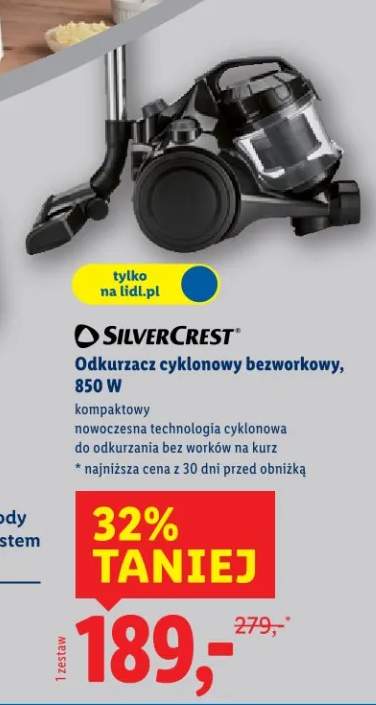 odkurzacz bezworkowy