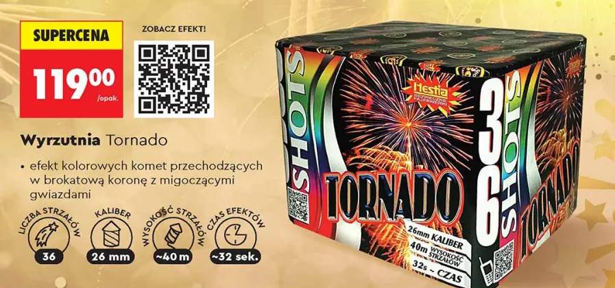 fajerwerki wyrzutnia