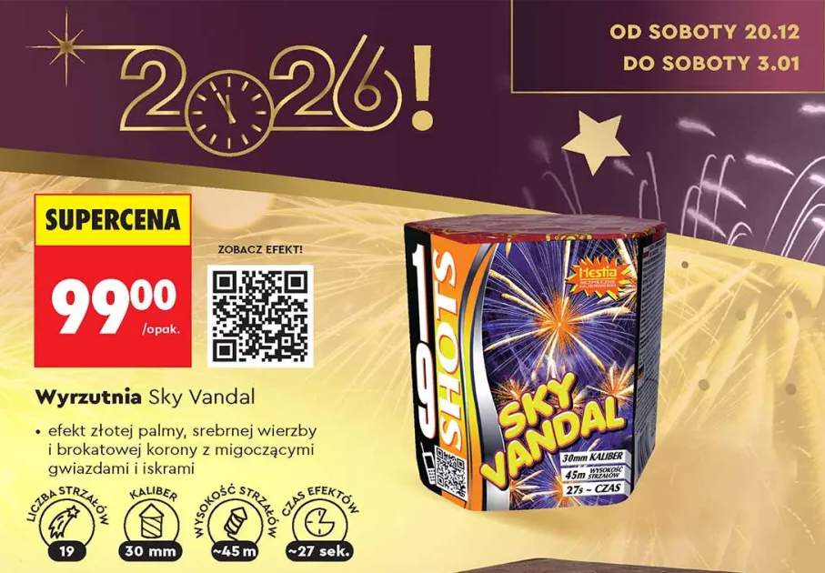 fajerwerki wyrzutnia