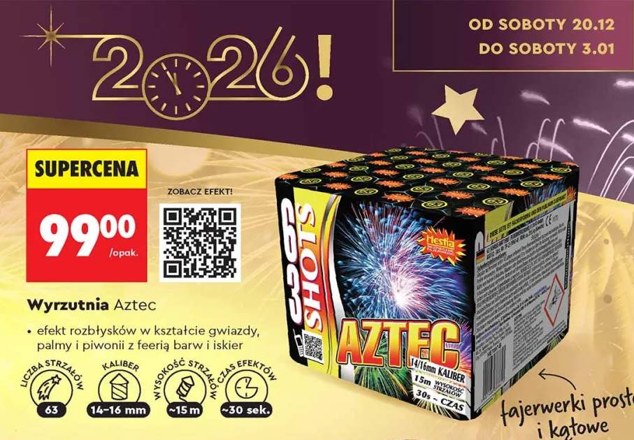 fajerwerki wyrzutnia