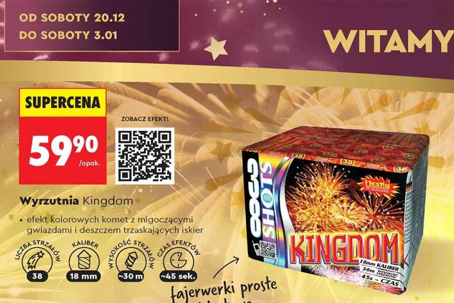 fajerwerki wyrzutnia