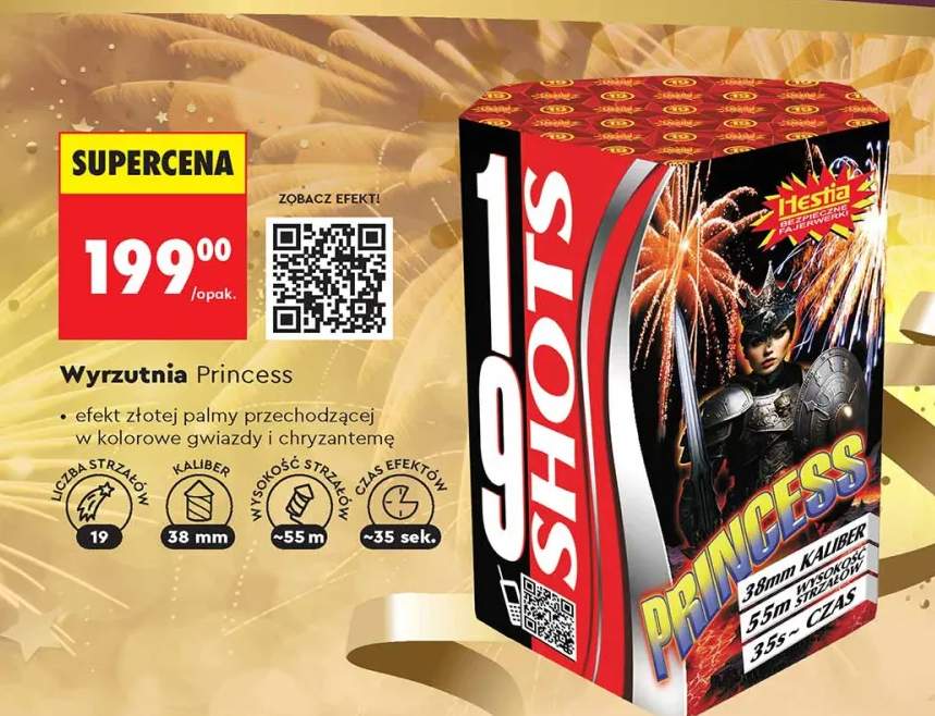 fajerwerki wyrzutnia