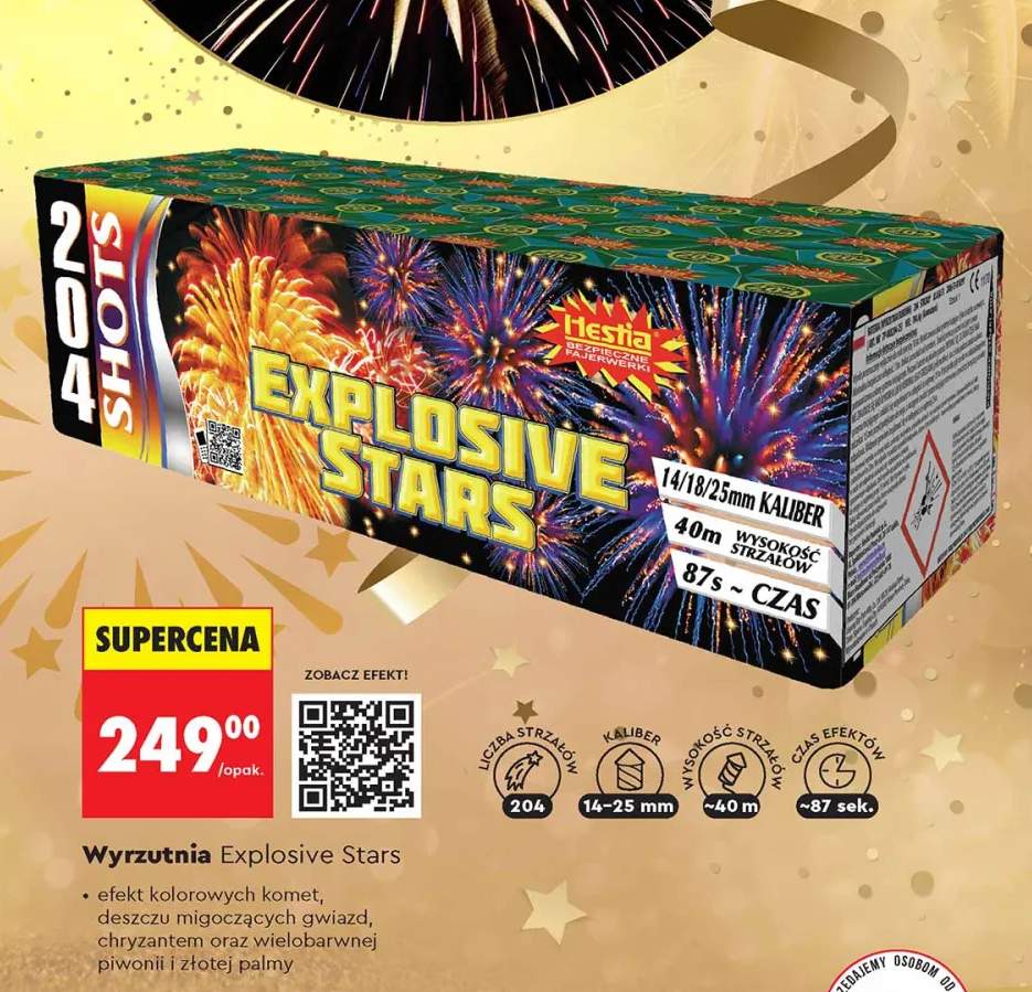 fajerwerki wyrzutnia