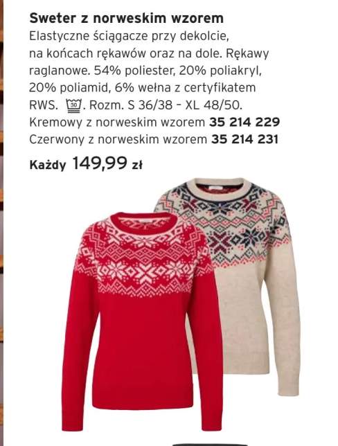 sweter damski