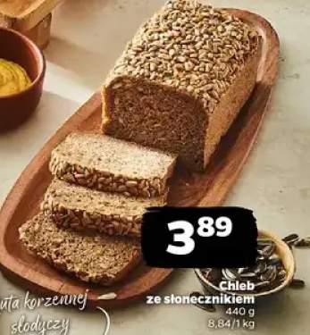 chleb ze słonecznikiem