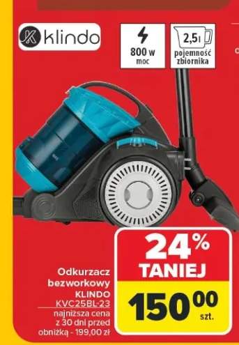 odkurzacz bezworkowy