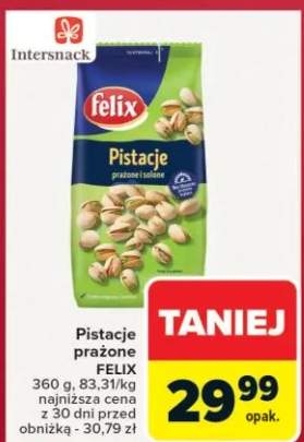 pistacje prażone