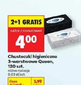 chusteczki higieniczne