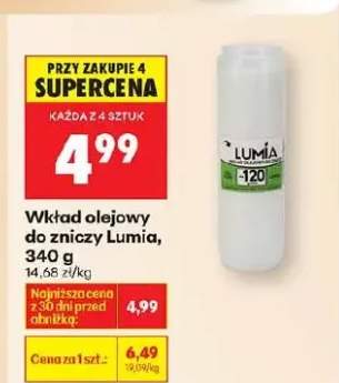 wkład olejowy do znicza