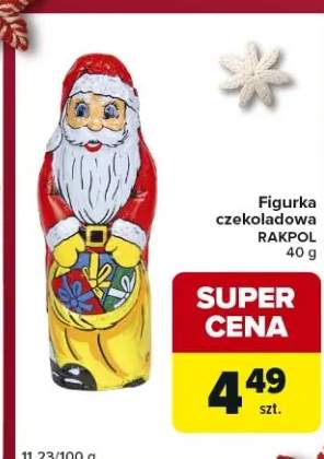 mikołaj z czekolady