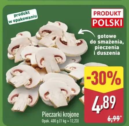 pieczarki krojone