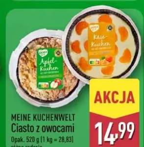 ciasto z owocami leśnymi