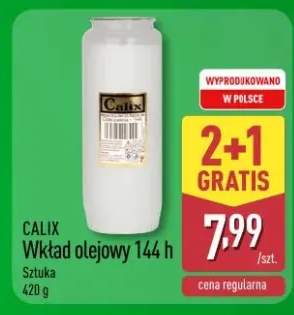 wkład olejowy do znicza