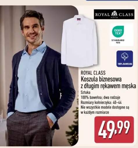 koszula z długim rękawem męska