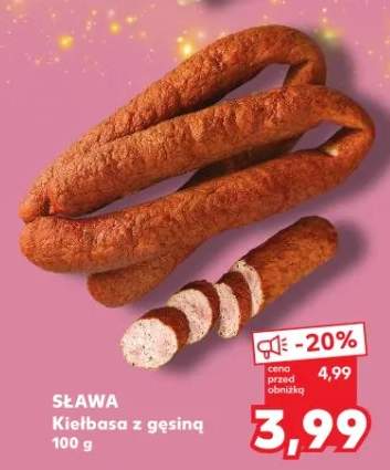 kiełbasa z gęsiną