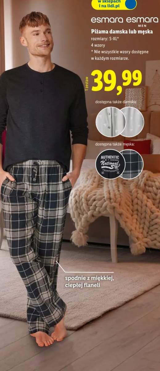 piżama męska
