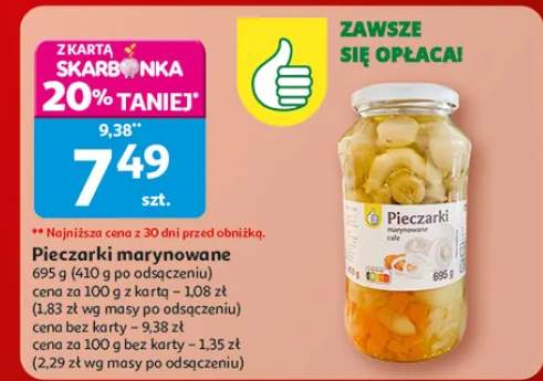 pieczarki marynowane