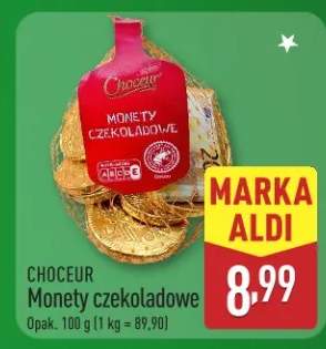 monety czekoladowe