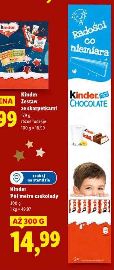kinder czekolada