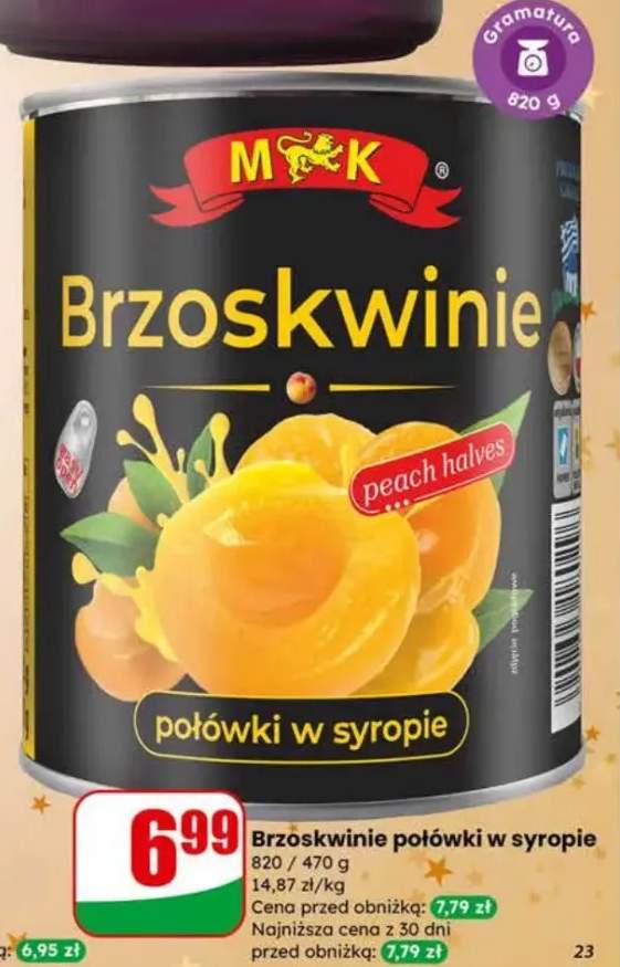brzoskwinie w syropie