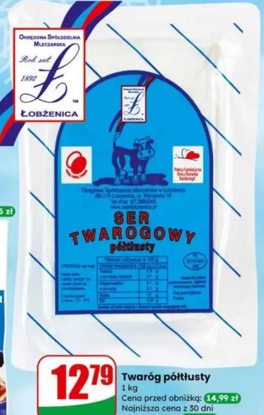 twaróg półtłusty