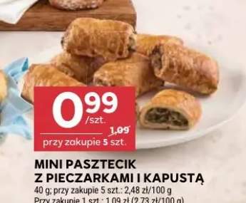 pasztecik z pieczarkami
