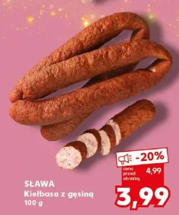 kiełbasa z gęsiną