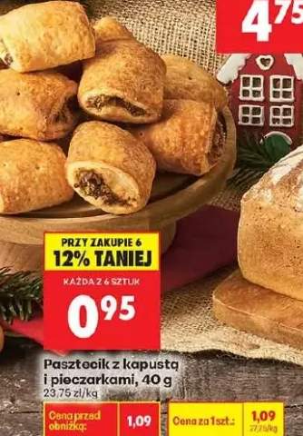 pasztecik z pieczarkami