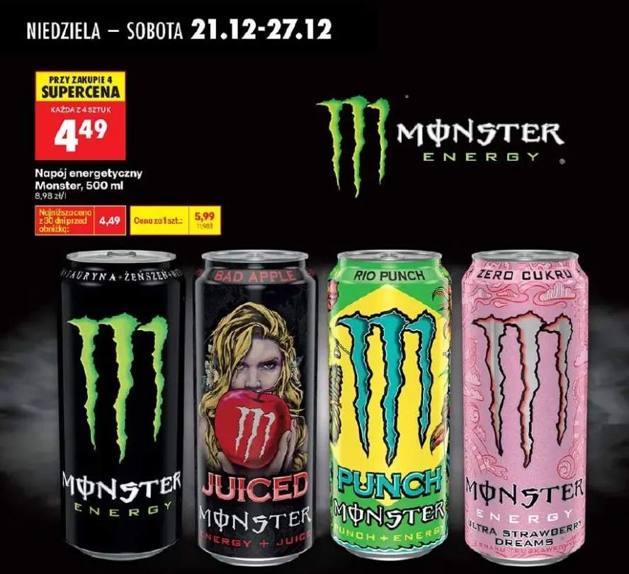 napój energetyczny