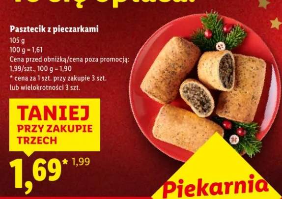 pasztecik z pieczarkami