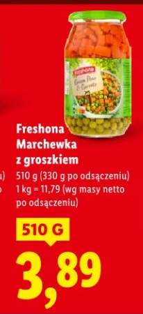 marchewka z groszkiem konserwowa