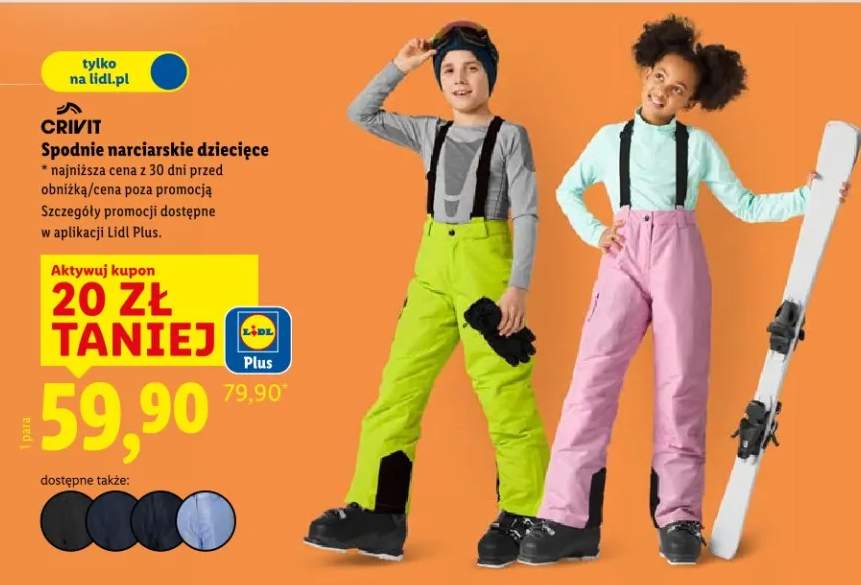 spodnie narciarskie dziecięce
