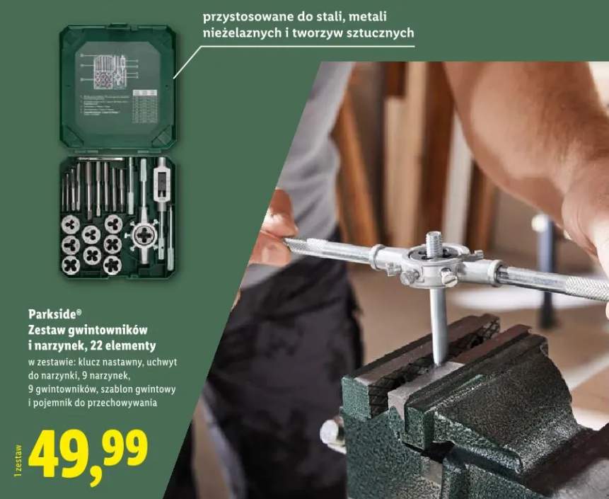 zestaw gwintowników