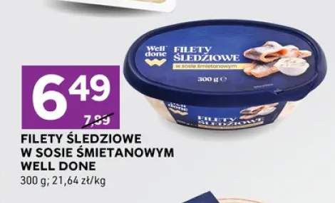 filety śledziowe w sosie