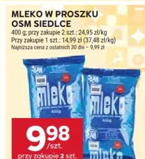 mleko w proszku