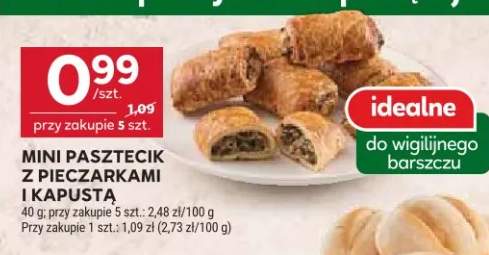 pasztecik z pieczarkami