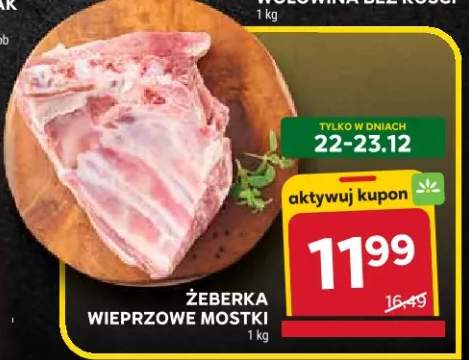 żeberka wieprzowe