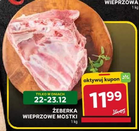 żeberka wieprzowe