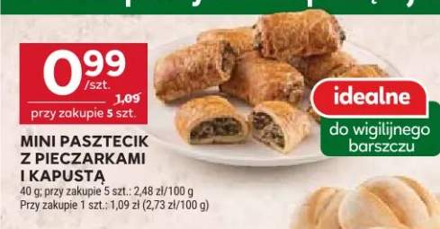 pasztecik z pieczarkami