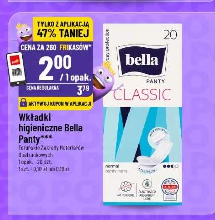 wkładki higieniczne