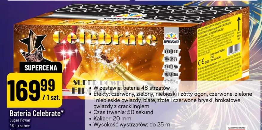 fajerwerki bateria