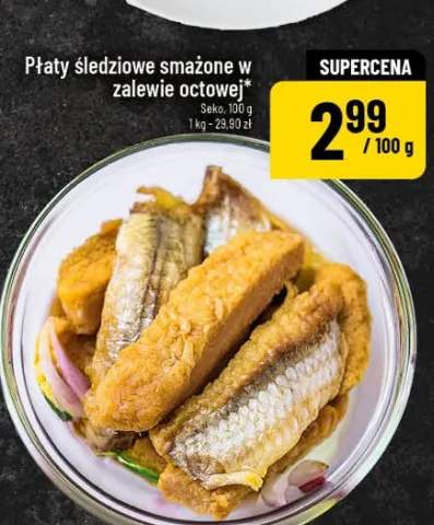 płaty śledziowe smażone