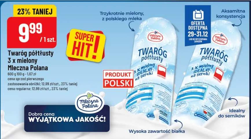 twaróg półtłusty
